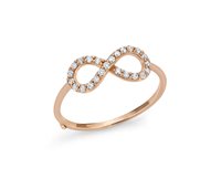 Anello Marco Gerbella Donna in Oro rosa 0.18 Ct IP-AN-11-1R - IP-AN-11-1R